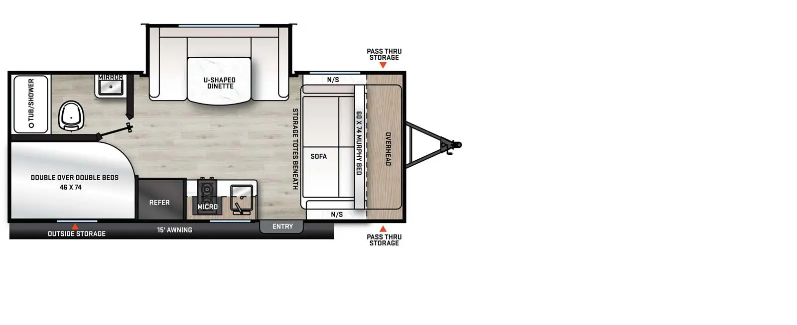 180BHS - DSO Floorplan Image
